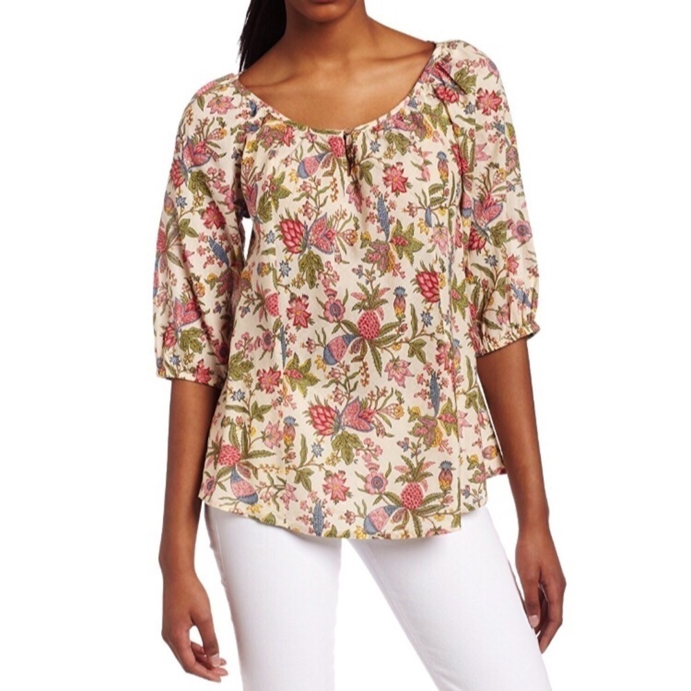 LUCKY brand "Floral Catalina Top"